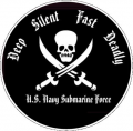 Deep, Silent, Fast, Deadly Decal