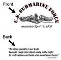 US Submarine Force Est. April 11, 1900 T-Shirt